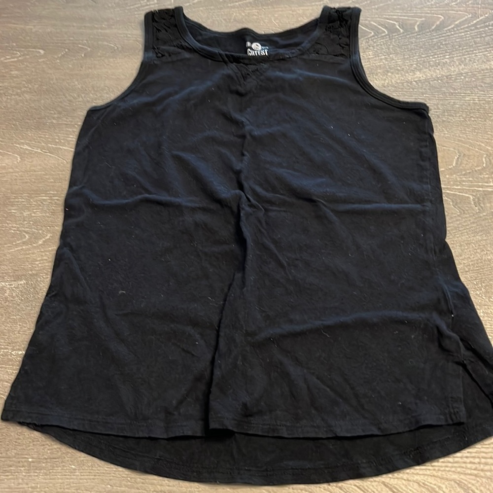 So cutest tank top Black size 14 girls